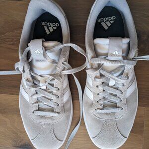 Light Gray Adidas VL Court 3.0 Sneakers